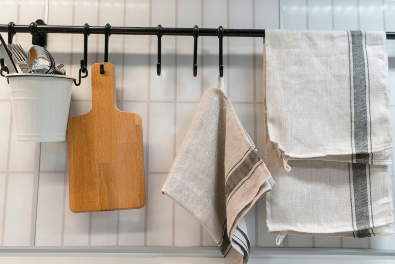 Perchero para paños de cocina | Shutterstock