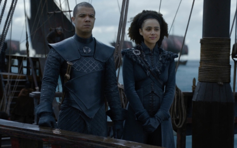 Grey Worm & Missandei — Game of Thrones | MovieStillsDB Photo by Yaut/HBO