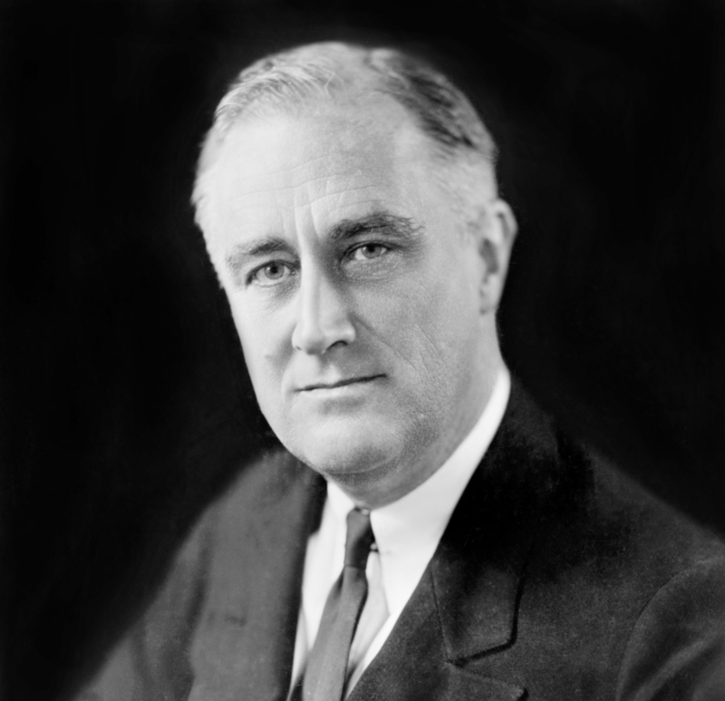 32. Franklin D. Roosevelt (No. 32) – IQ 150.5 | Alamy Stock Photo by IanDagnall Computing 