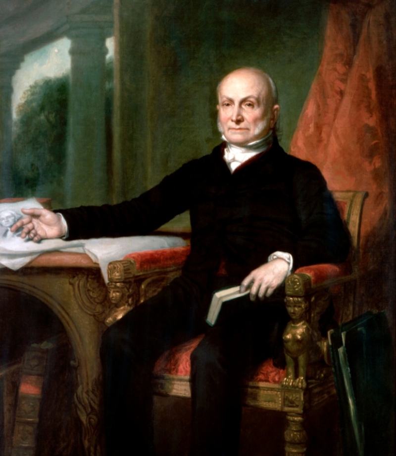 42. John Quincy Adams (No. 6) – IQ 175 | Getty Images Photo by GraphicaArtis