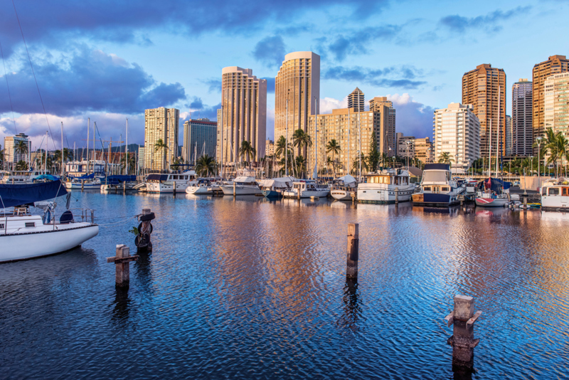 Honolulu Has a High-End Urban Edge | Alamy Stock Photo by Mint Images Limited/Spaces Images