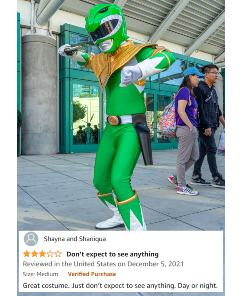 Green Power Ranger Costume | Alamy Stock Photo