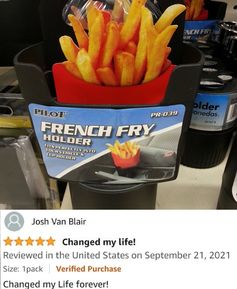 French Fry Holder for Car | Imgur.com/bhmjM