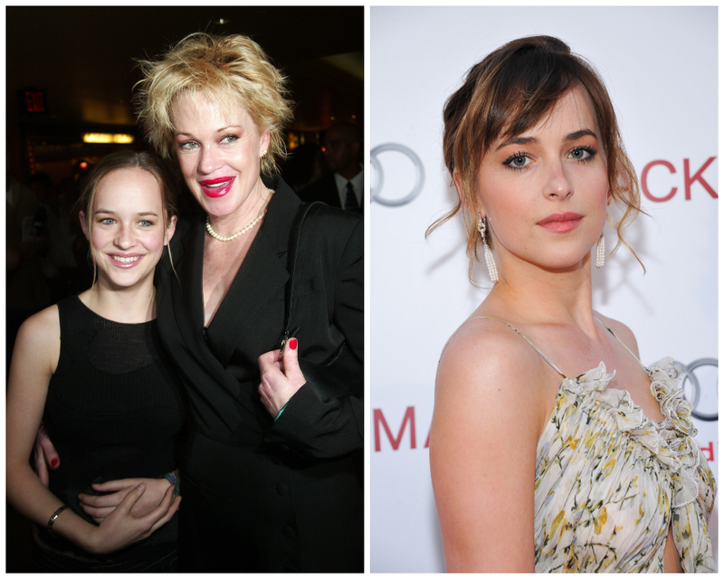 Melanie Griffith and Don Johnson’s daughter: Dakota Johnson | Getty Images Photo by Evan Agostini & George Pimentel/WireImage