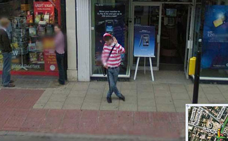 Google Found Waldo! | Imgur.com/eqPdmsE via Google Street View