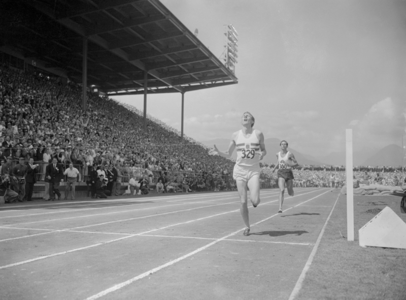 Dr. Roger Bannister Running for His Life | Getty Images Photo by Bettmann