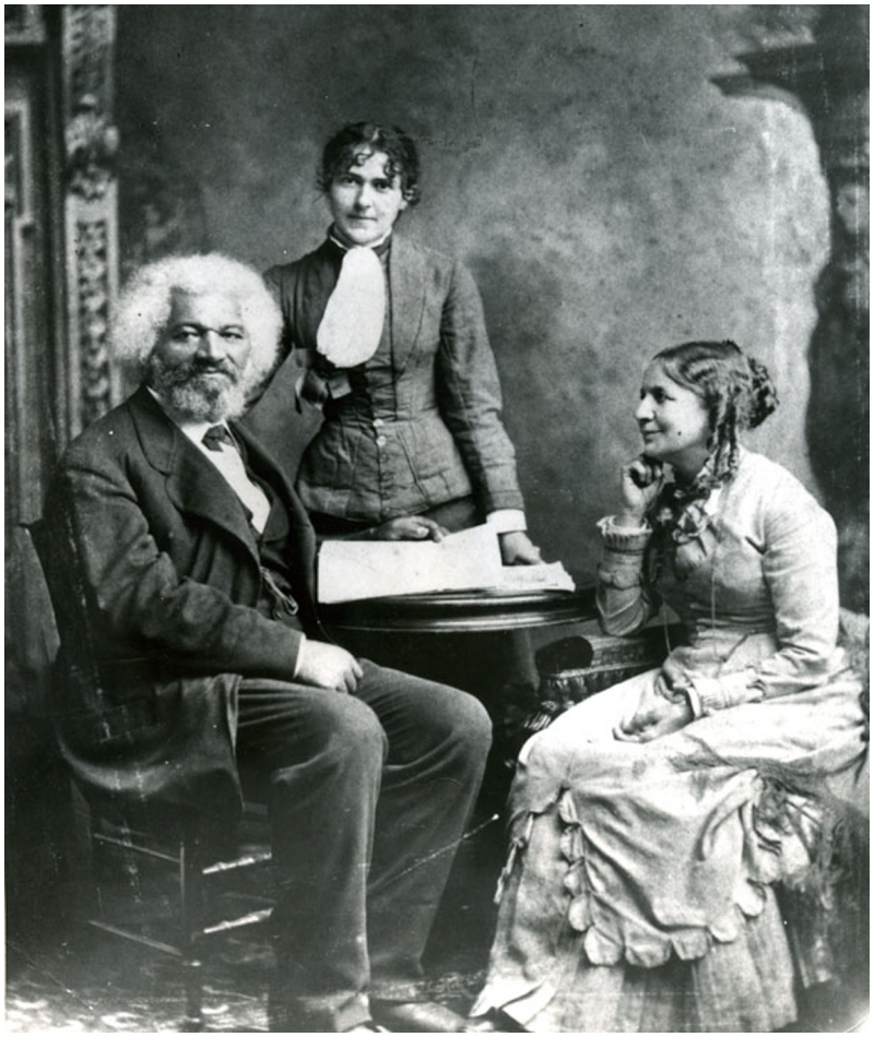Una tormenta de problemas con Frederick Douglass y Helen Pitts | Alamy Stock Photo by History and Art Collection