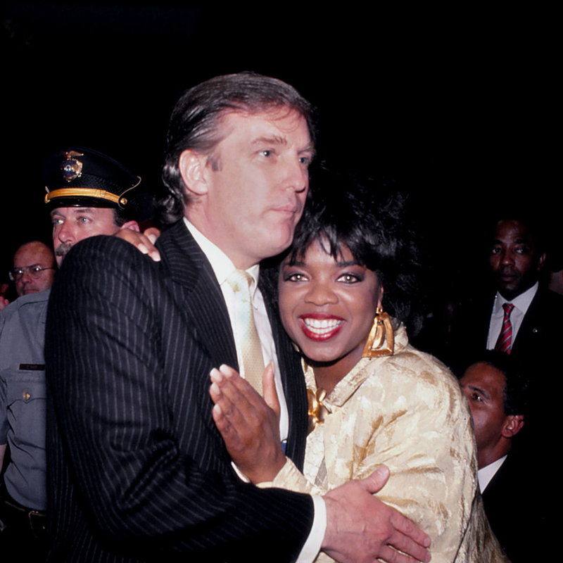 Donald and Oprah | Getty Images Photo by Jeffrey Asher