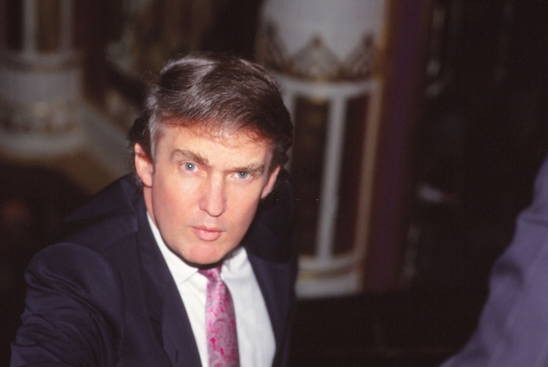 Trump Doing Blue Steel Before It Was Cool | Getty Images Photo by Jeffrey Asher