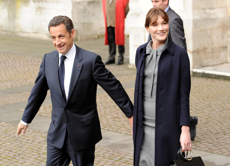 Carla Bruni & Nicolas Sarkozy | Alamy Stock Photo by PA Images / Anthony Devlin