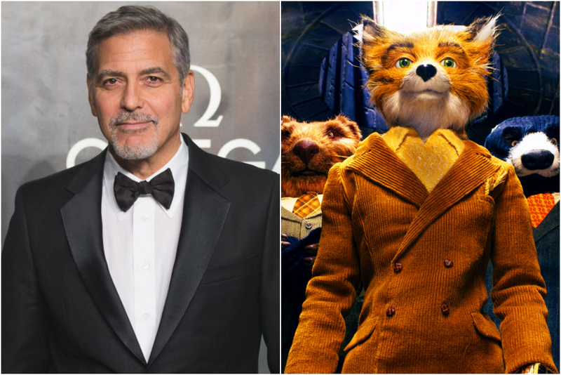 George Clooney – Fantastic Mr. Fox | Getty Images Photo by Jeff Spicer & Alamy Stock Photo