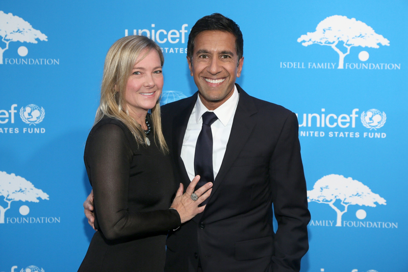 Sanjay Gupta and Rebecca Olson - Together Since 2004 | Getty Images Photo by Ben Rose