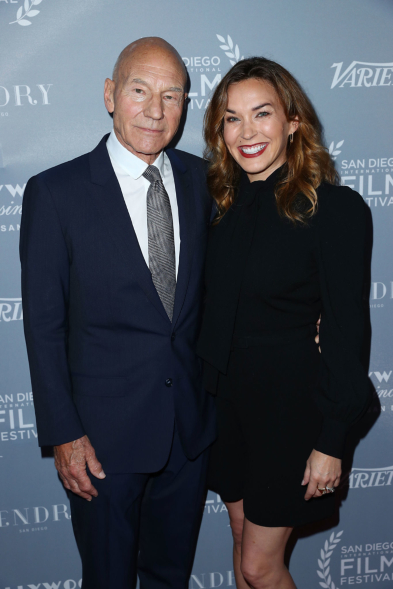 Sir Patrick Stewart and Sunny Ozell – Together Since 2013 | Getty Images Photo by Joe Scarnici