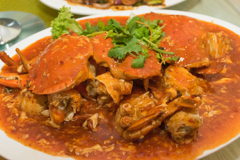 Chili-Krabbe aus Singapur | Alamy Stock Photo by StockPixel Photography 