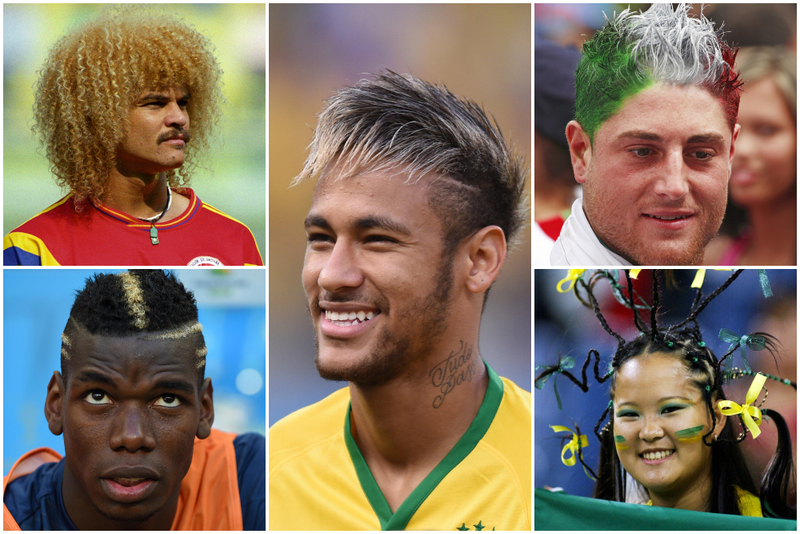 Los cortes de cabello más locos de la Copa del Mundo | Alamy Stock Photo