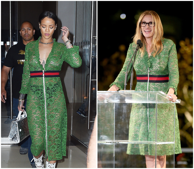 Rihanna Vs. Julia Roberts | Getty Images Photo by NCP/Star Max/GC Images & Todd Williamson/InStyle
