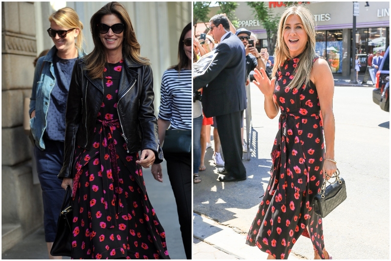 Cindy Crawford Vs. Jennifer Aniston | Alamy Stock Photo by Independent Photo Agency Srl & Getty Images Photo by Pressphotobank/Bauer-Griffin/GC Images
