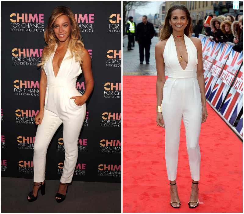 Beyonce Vs Alesha Dixon | Getty Images Photo by Kevin Mazur/Chime For Change/Gucci & Alamy Stock Photo by Doug Peters