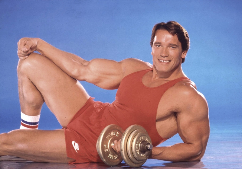 Arnold Schwarzenegger - Anos 80 | Getty Images Photo by Harry Langdon