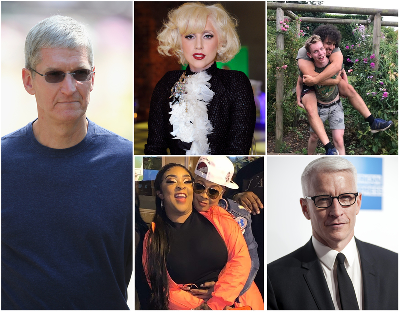 Estas celebridades LGBTQ+ salieron del armario tardíamente | Getty Images Photo by Scott Olson & Donna Svennevik & Instagram/@thatgayrugger & @darealbbjudy & Alamy Stock Photo