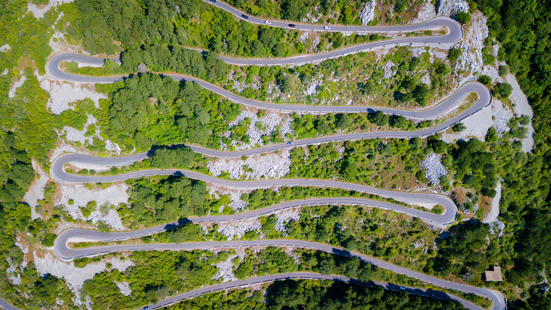 Carretera de Cetinje a Kotor, Montenegro | Shutterstock