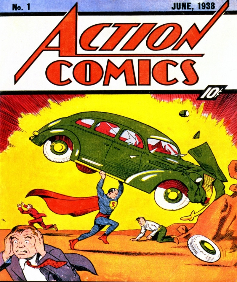 Primer cómic original de Action Comics | Alamy Stock Photo by Pictorial Press Ltd 