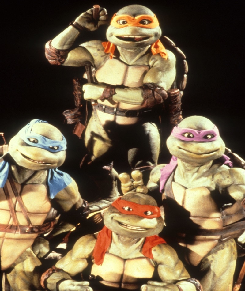 Figuras de acción de los 80 de las Tortugas Ninja | Alamy Stock Photo by Ronald Grant/GOLDEN HARVEST CO/NEW LINE CINEMA