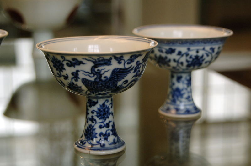 Tazas de porcelana china | Alamy Stock Photo by PRISMA ARCHIVO