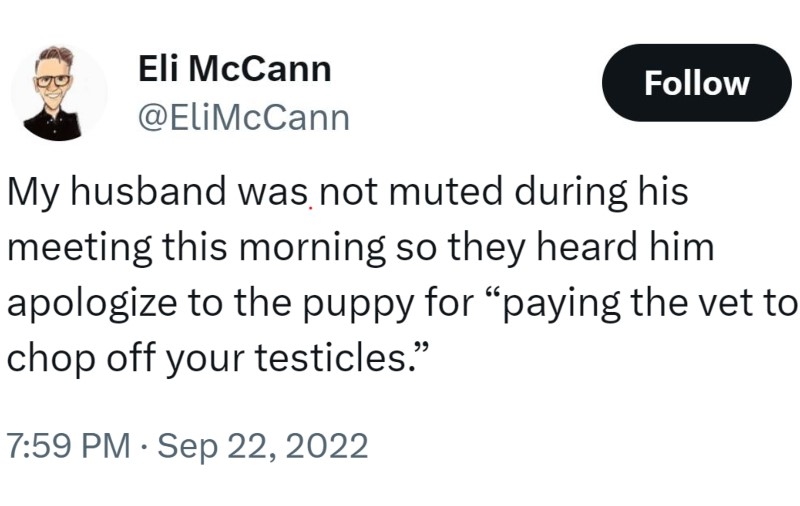 The CEO Has Heard It All Before | Twitter/@EliMcCann