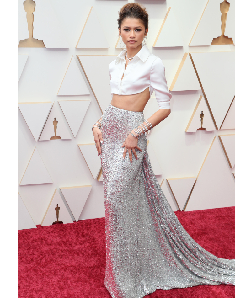 From Zendaya's Custom Couture Crop Top to Celine Dion's Canine Arm
