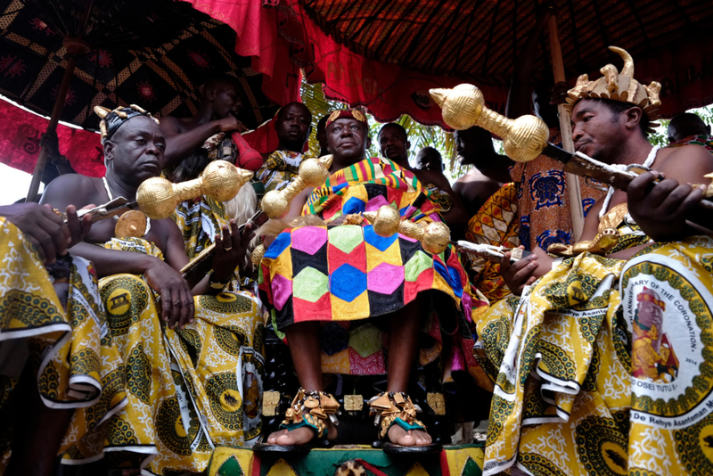 Ghanaische Königsfamilie | Alamy Stock Photo