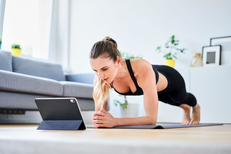 Exercise at Home | Alamy Stock Photo
