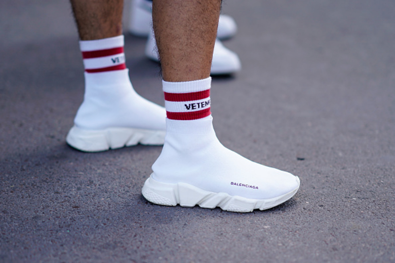 Sock Sneakers | Getty Images Photo by Edward Berthelot