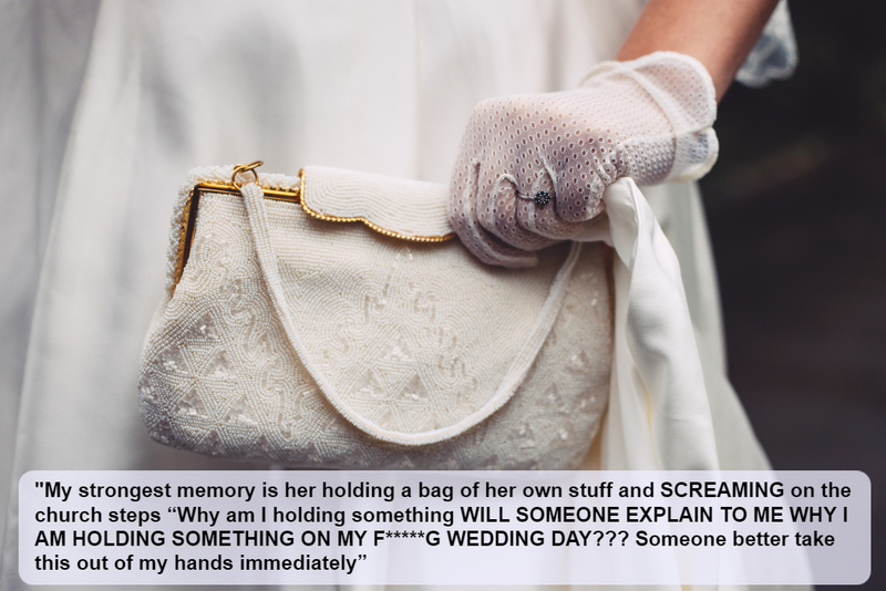 Die Braut, die es nicht zurückhalten konnte | Shutterstock