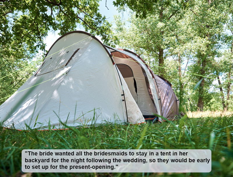 Camping wie ein Zeltlager | Alamy Stock Photo