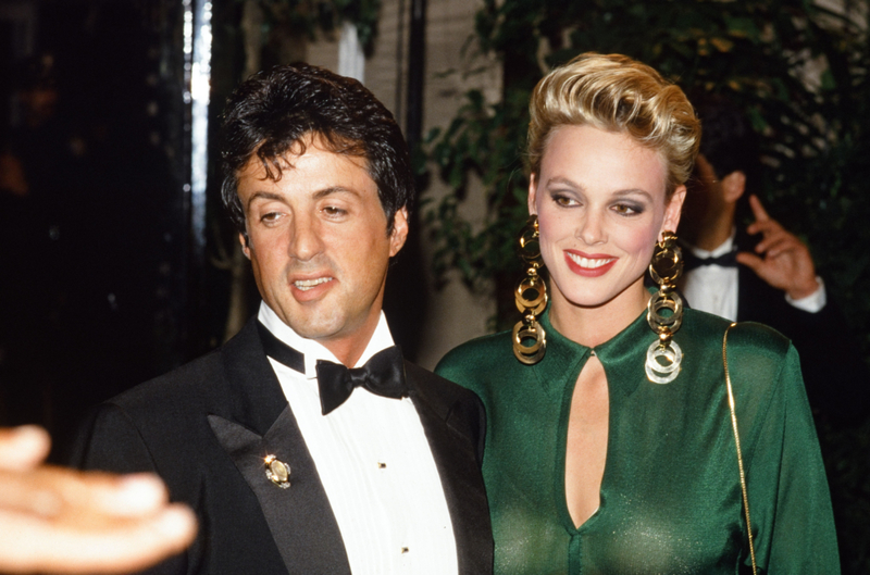 Sylvester Stallone y Brigitte Nielsen | Alamy Stock Photo
