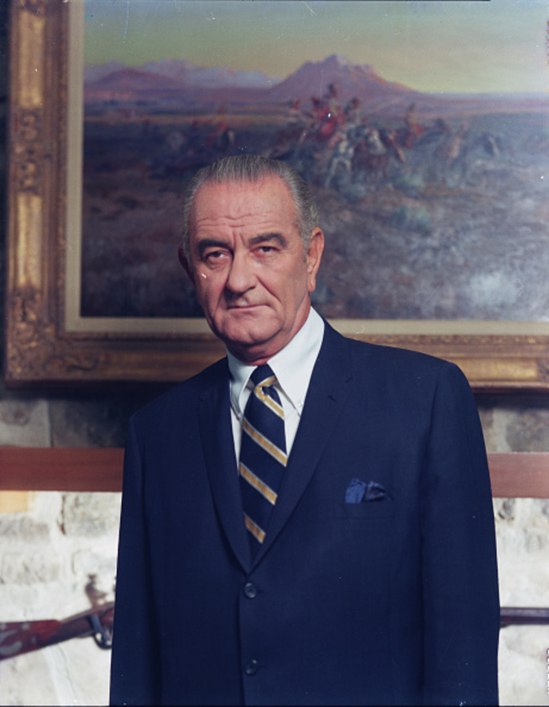 Lyndon Baines Johnson | Getty Images Photo by Oscar White/Corbis/VCG