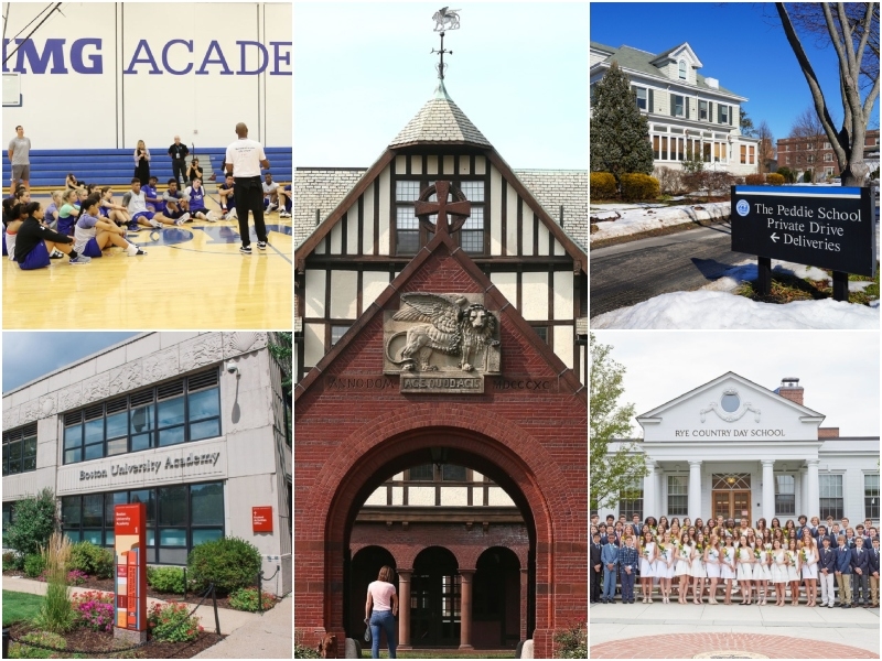 These Are the Most Expensive High Schools in the United States: Part 2 | Getty Images Photo by John Parra & Facebook/@RyeCountryDay & Shutterstock & Facebook/@buacademy & Getty Images Photo by Pat Greenhouse/The Boston Globe