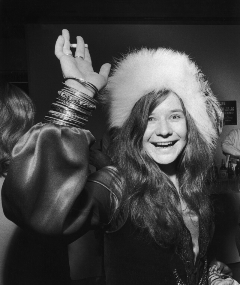 Janis Joplin en una noche de fiesta | Getty Images Photo by Walter Daran/Hulton Archive