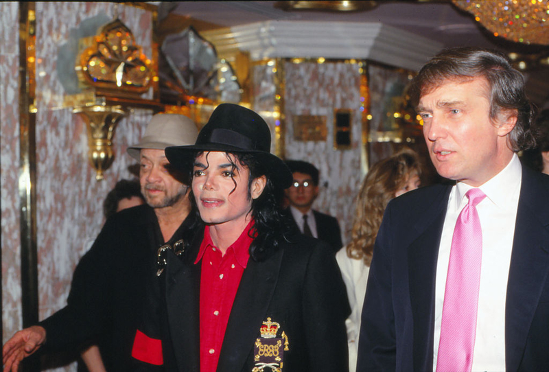 Trump y el rey del pop | Getty Images Photo by Jeffrey Asher