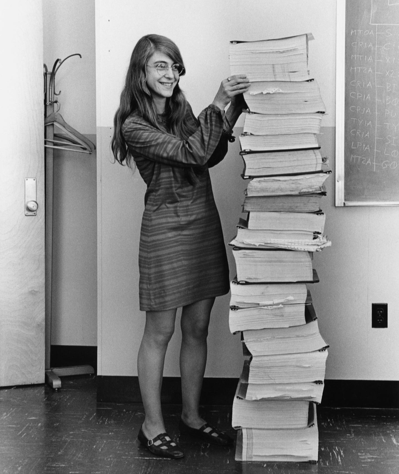 Margaret Hamilton y los listados de software para Apollo | Alamy Stock Photo by Archive PL