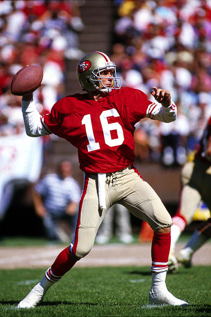 Joe Montana | Getty Images Photo by Peter Brouillet