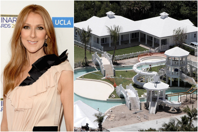 Celine Dion – Jupiter Island, Florida | Getty Images Photo by Jason Merritt/The UCLA Department of Head and Neck Surgery & Alamy Stock Photo by GTCRFOTO 