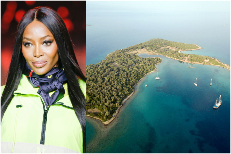 Naomi Campbell – Isla Playa de Cleopatra, Turkey | Getty Images Photo by Victor VIRGILE/Gamma-Rapho & Shutterstock