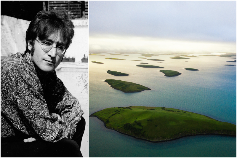 John Lennon – Dorinish, Clew Bay, Ireland | Alamy Stock Photo by KEYSTONE Pictures USA & Viktor Posnov 