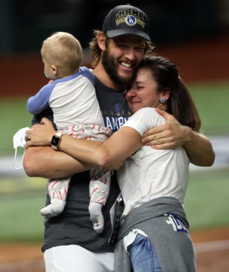 Clayton Kershaw and Ellen Melson | Getty Images Photo by Tom Pennington