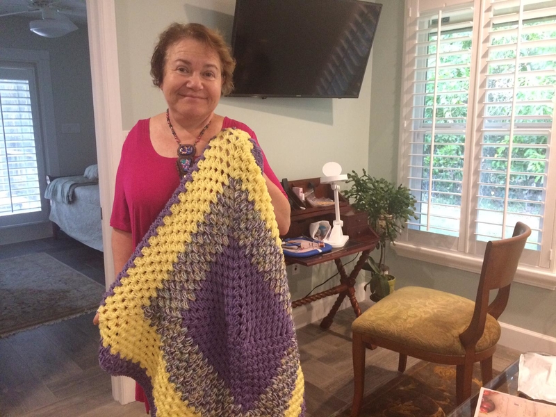 Go Back in Time With Crocheted Blankets | Alamy Stock Photo by Handout/The Palm Beach Post/ZUMA Wire