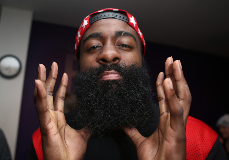 The Beard Guru for James Harden | Getty Images Photo by Tom Szczerbowski